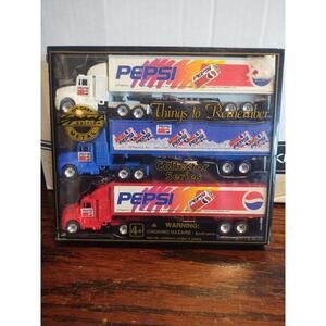 Pepsi Semi Truck 1997 Golden Wheels Die Cast Collector's Edition New Vtg